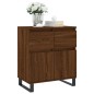 vidaXL Aparador madera contrachapada marrón roble 60x35x70 cm vidaXL Aparador madera contrachapada marrón roble 60x35x70 cm