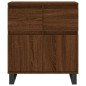 vidaXL Aparador madera contrachapada marrón roble 60x35x70 cm vidaXL Aparador madera contrachapada marrón roble 60x35x70 cm