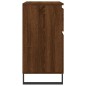 vidaXL Aparador madera contrachapada marrón roble 60x35x70 cm vidaXL Aparador madera contrachapada marrón roble 60x35x70 cm