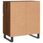 vidaXL Aparador madera contrachapada marrón roble 60x35x70 cm vidaXL Aparador madera contrachapada marrón roble 60x35x70 cm