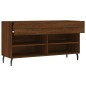 vidaXL Banco zapatero madera de ingeniería marrón roble 102x35x55 cm vidaXL Banco zapatero madera de ingeniería marrón roble 102x35x55 cm