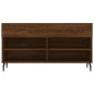 vidaXL Banco zapatero madera de ingeniería marrón roble 102x35x55 cm vidaXL Banco zapatero madera de ingeniería marrón roble 102x35x55 cm