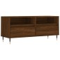 vidaXL Mueble de TV madera contrachapada marrón roble 100x34,5x44,5 cm