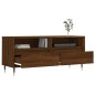 vidaXL Mueble de TV madera contrachapada marrón roble 100x34,5x44,5 cm
