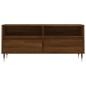 vidaXL Mueble de TV madera contrachapada marrón roble 100x34,5x44,5 cm