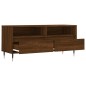 vidaXL Mueble de TV madera contrachapada marrón roble 100x34,5x44,5 cm