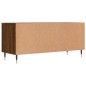 vidaXL Mueble de TV madera contrachapada marrón roble 100x34,5x44,5 cm