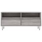 vidaXL Mueble de TV madera contrachapada gris Sonoma 100x34,5x44,5 cm vidaXL Mueble de TV madera contrachapada gris Sonoma 100x34,5x44,5 cm
