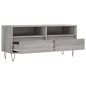 vidaXL Mueble de TV madera contrachapada gris Sonoma 100x34,5x44,5 cm vidaXL Mueble de TV madera contrachapada gris Sonoma 100x34,5x44,5 cm