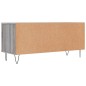 vidaXL Mueble de TV madera contrachapada gris Sonoma 100x34,5x44,5 cm vidaXL Mueble de TV madera contrachapada gris Sonoma 100x34,5x44,5 cm