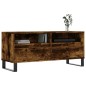 vidaXL Mueble de TV madera contrachapada roble ahumado 100x34,5x44,5cm vidaXL Mueble de TV madera contrachapada roble ahumado 100x34,5x44,5cm