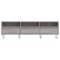 vidaXL Mueble para TV madera contrachapada gris Sonoma 150x30x44,5 cm vidaXL Mueble para TV madera contrachapada gris Sonoma 150x30x44,5 cm