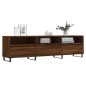 vidaXL Mueble de TV madera contrachapada roble marrón 150x30x44,5 cm vidaXL Mueble de TV madera contrachapada roble marrón 150x30x44,5 cm