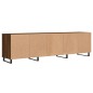vidaXL Mueble de TV madera contrachapada roble marrón 150x30x44,5 cm vidaXL Mueble de TV madera contrachapada roble marrón 150x30x44,5 cm