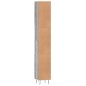 vidaXL Armario de baño madera contrachapada gris Sonoma 30x30x190 cm vidaXL Armario de baño madera contrachapada gris Sonoma 30x30x190 cm