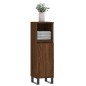 vidaXL Armario de baño madera contrachapada marrón roble 30x30x100 cm vidaXL Armario de baño madera contrachapada marrón roble 30x30x100 cm