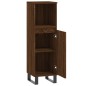 vidaXL Armario de baño madera contrachapada marrón roble 30x30x100 cm vidaXL Armario de baño madera contrachapada marrón roble 30x30x100 cm