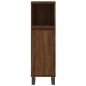 vidaXL Armario de baño madera contrachapada marrón roble 30x30x100 cm vidaXL Armario de baño madera contrachapada marrón roble 30x30x100 cm