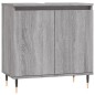 vidaXL Armario de baño madera de ingeniería gris Sonoma 58x33x60 cm