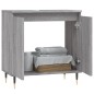 vidaXL Armario de baño madera de ingeniería gris Sonoma 58x33x60 cm