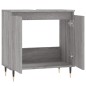 vidaXL Armario de baño madera de ingeniería gris Sonoma 58x33x60 cm