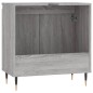 vidaXL Armario de baño madera de ingeniería gris Sonoma 58x33x60 cm
