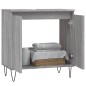 vidaXL Armario de baño madera de ingeniería gris Sonoma 58x33x60 cm vidaXL Armario de baño madera de ingeniería gris Sonoma 58x33x60 cm