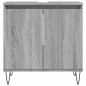 vidaXL Armario de baño madera de ingeniería gris Sonoma 58x33x60 cm vidaXL Armario de baño madera de ingeniería gris Sonoma 58x33x60 cm
