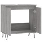 vidaXL Armario de baño madera de ingeniería gris Sonoma 58x33x60 cm vidaXL Armario de baño madera de ingeniería gris Sonoma 58x33x60 cm
