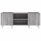 vidaXL Mueble para discos madera contrachapada gris sonoma 121x38x48cm vidaXL Mueble para discos madera contrachapada gris sonoma 121x38x48cm
