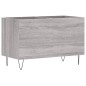 vidaXL Mueble discos madera contrachapada gris sonoma 74,5x38x48 cm vidaXL Mueble discos madera contrachapada gris sonoma 74,5x38x48 cm