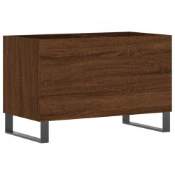 vidaXL Mueble discos madera contrachapada roble marrón 74,5x38x48 cm
