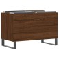 vidaXL Mueble discos madera contrachapada roble marrón 74,5x38x48 cm vidaXL Mueble discos madera contrachapada roble marrón 74,5x38x48 cm