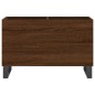 vidaXL Mueble discos madera contrachapada roble marrón 74,5x38x48 cm vidaXL Mueble discos madera contrachapada roble marrón 74,5x38x48 cm
