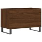 vidaXL Mueble discos madera contrachapada roble marrón 74,5x38x48 cm vidaXL Mueble discos madera contrachapada roble marrón 74,5x38x48 cm
