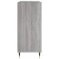 vidaXL Mueble discos madera contrachapada gris Sonoma 84,5x38x89 cm vidaXL Mueble discos madera contrachapada gris Sonoma 84,5x38x89 cm