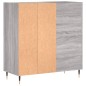 vidaXL Mueble discos madera contrachapada gris Sonoma 84,5x38x89 cm vidaXL Mueble discos madera contrachapada gris Sonoma 84,5x38x89 cm