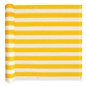 vidaXL Toldo para balcón HDPE 75x400 cm amarillo y blanco vidaXL Toldo para balcón HDPE 75x400 cm amarillo y blanco