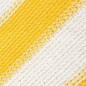 vidaXL Toldo para balcón HDPE 75x400 cm amarillo y blanco vidaXL Toldo para balcón HDPE 75x400 cm amarillo y blanco