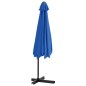 vidaXL Sombrilla de jardín con palo de acero azul celeste 300 cm vidaXL Sombrilla de jardín con palo de acero azul celeste 300 cm