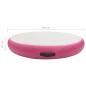 vidaXL Esterilla inflable de gimnasia y bomba PVC rosa 100x100x10 cm vidaXL Esterilla inflable de gimnasia y bomba PVC rosa 100x100x10 cm