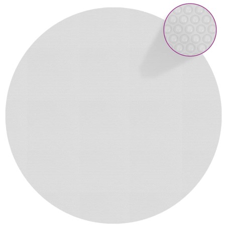 vidaXL Cubierta solar de piscina de PE flotante gris 250 cm