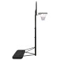 vidaXL Canasta de baloncesto polietileno negro 258-363 cm vidaXL Canasta de baloncesto polietileno negro 258-363 cm