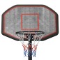 vidaXL Canasta de baloncesto polietileno negro 258-363 cm vidaXL Canasta de baloncesto polietileno negro 258-363 cm