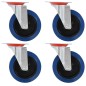 vidaXL Ruedas giratorias 4 unidades 125 mm
