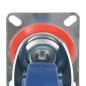 vidaXL Ruedas giratorias 4 unidades 125 mm