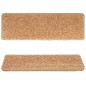 vidaXL Alfombrillas de escalera 10 unidades beige 65x21x4 cm vidaXL Alfombrillas de escalera 10 unidades beige 65x21x4 cm