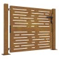 vidaXL Puerta de jardín acero corten diseño cuadrado 105x105 cm vidaXL Puerta de jardín acero corten diseño cuadrado 105x105 cm