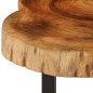 vidaXL Mesa de centro de madera de acacia maciza 60x55x25 cm vidaXL Mesa de centro de madera de acacia maciza 60x55x25 cm
