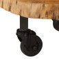 vidaXL Mesa de centro de madera de acacia maciza 60x55x25 cm vidaXL Mesa de centro de madera de acacia maciza 60x55x25 cm